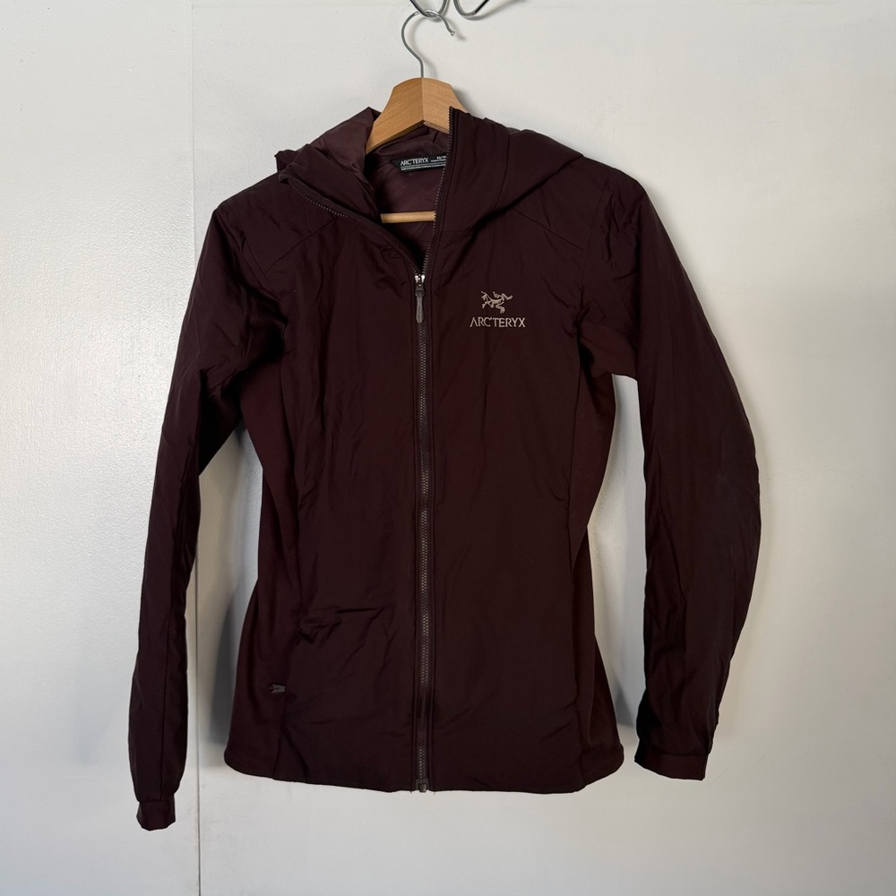 Maroon archer Atom LT jacket